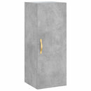 skab 34,5x34x180 cm konstrueret træ betongrå