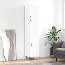 skab 34,5x34x180 cm konstrueret træ hvid