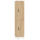 skab 34,5x34x180 cm konstrueret træ sonoma-eg