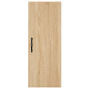 skab 34,5x34x180 cm konstrueret træ sonoma-eg