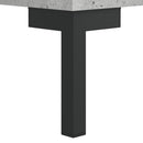 skab 34,5x34x180 cm konstrueret træ betongrå