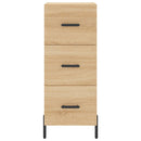 skab 34,5x34x180 cm konstrueret træ sonoma-eg