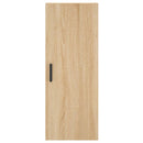 skab 34,5x34x180 cm konstrueret træ sonoma-eg