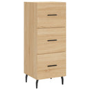 skab 34,5x34x180 cm konstrueret træ sonoma-eg