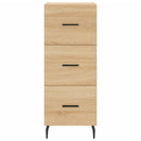 skab 34,5x34x180 cm konstrueret træ sonoma-eg
