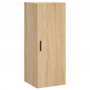 skab 34,5x34x180 cm konstrueret træ sonoma-eg