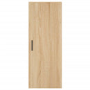 skab 34,5x34x180 cm konstrueret træ sonoma-eg