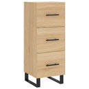 skab 34,5x34x180 cm konstrueret træ sonoma-eg