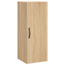 skab 34,5x34x180 cm konstrueret træ sonoma-eg