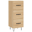 skab 34,5x34x180 cm konstrueret træ sonoma-eg