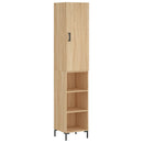 skab 34,5x34x180 cm konstrueret træ sonoma-eg