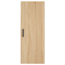 skab 34,5x34x180 cm konstrueret træ sonoma-eg
