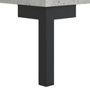 skab 34,5x34x180 cm konstrueret træ betongrå