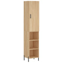 skab 34,5x34x180 cm konstrueret træ sonoma-eg