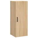 skab 34,5x34x180 cm konstrueret træ sonoma-eg