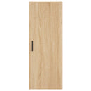 skab 34,5x34x180 cm konstrueret træ sonoma-eg
