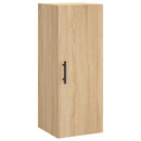 skab 34,5x34x180 cm konstrueret træ sonoma-eg