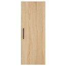 skab 34,5x34x180 cm konstrueret træ sonoma-eg