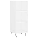 skab 34,5x34x180 cm konstrueret træ hvid
