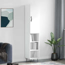 skab 34,5x34x180 cm konstrueret træ hvid