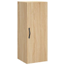 skab 34,5x34x180 cm konstrueret træ sonoma-eg
