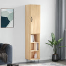 skab 34,5x34x180 cm konstrueret træ sonoma-eg