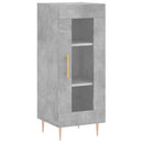 skab 34,5x34x180 cm konstrueret træ betongrå