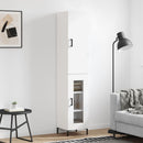 skab 34,5x34x180 cm konstrueret træ hvid