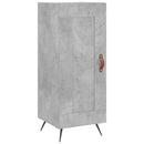 skab 34,5x34x180 cm konstrueret træ betongrå