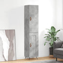 skab 34,5x34x180 cm konstrueret træ betongrå