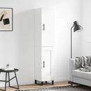 skab 34,5x34x180 cm konstrueret træ hvid