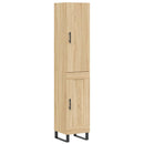 skab 34,5x34x180 cm konstrueret træ sonoma-eg