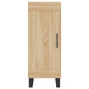 skab 34,5x34x180 cm konstrueret træ sonoma-eg