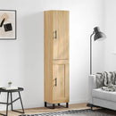 skab 34,5x34x180 cm konstrueret træ sonoma-eg