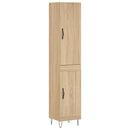 skab 34,5x34x180 cm konstrueret træ sonoma-eg