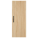 skab 34,5x34x180 cm konstrueret træ sonoma-eg