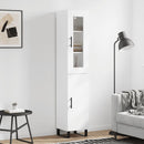 skab 34,5x34x180 cm konstrueret træ hvid