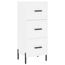 skab 34,5x34x180 cm konstrueret træ hvid