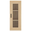 skab 34,5x34x180 cm konstrueret træ sonoma-eg