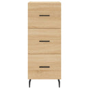 skab 34,5x34x180 cm konstrueret træ sonoma-eg