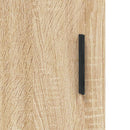 skab 34,5x34x180 cm konstrueret træ sonoma-eg