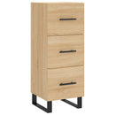 skab 34,5x34x180 cm konstrueret træ sonoma-eg