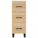skab 34,5x34x180 cm konstrueret træ sonoma-eg