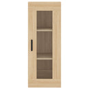 skab 34,5x34x180 cm konstrueret træ sonoma-eg