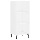 skab 34,5x34x180 cm konstrueret træ hvid