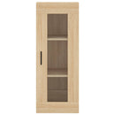 skab 34,5x34x180 cm konstrueret træ sonoma-eg