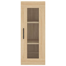 skab 34,5x34x180 cm konstrueret træ sonoma-eg