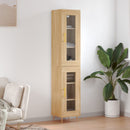 skab 34,5x34x180 cm konstrueret træ sonoma-eg