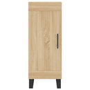 skab 34,5x34x180 cm konstrueret træ sonoma-eg