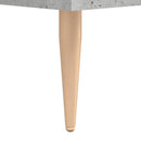 højskab 69,5x34x180 cm konstrueret træ betongrå